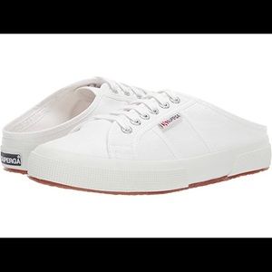 White Superga Mules Size 38.5 / 8.5